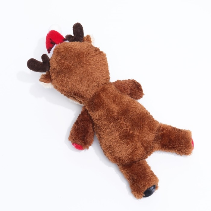Игрушка мягкая для собак  Игрушка мягкая для собак "Олень" с пищалкой, 31 х 17 см