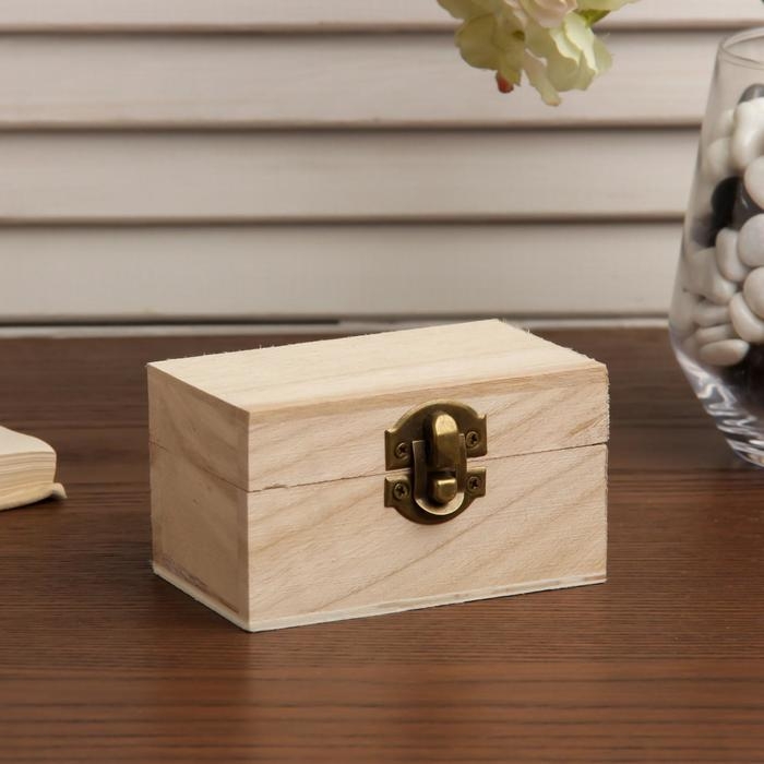 Шкатулка дерево под роспись Шкатулка дерево под роспись "Прямоугольная" 5,5х10х6 см