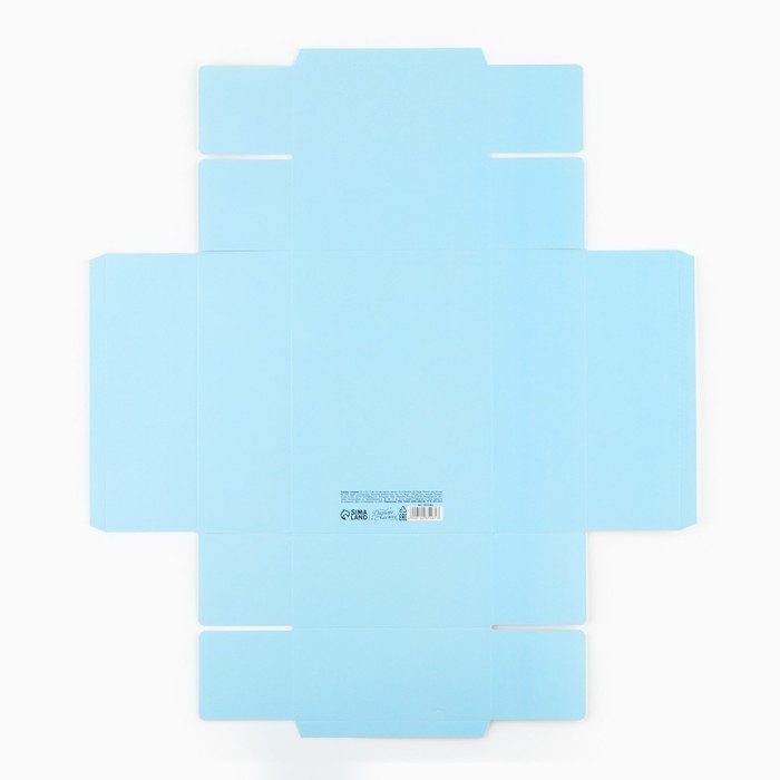 Коробка складная «С днём рождения », 21 х 15 х 7 см