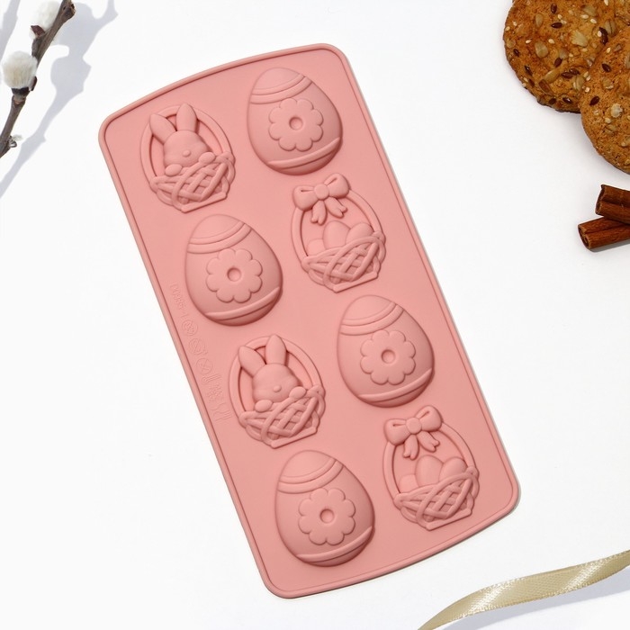 Силиконовая форма для выпечки «Пасхальная композиция» на пасху, 10.6 х 20.7 см. Силиконовая форма для выпечки «Пасхальная композиция» на пасху, 10.6 х 20.7 см.