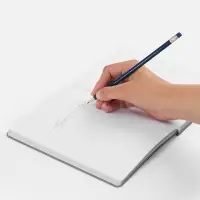 Карандаш простой Hand Friend с ластиком, темно-синий