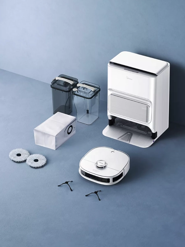 Робот-пылесос VCRV12WH станция самоочистки, сухая и влажная