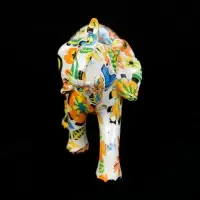 Фигурка полистоун &laquo;Слон - буйство красок&raquo;, 14&times;16&times;5.5 см, МИКС