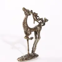 Фигурка декоративная &laquo;Олень с цветущими рогами&raquo;, металл, 5.9&times;1.5&times;6.5 см