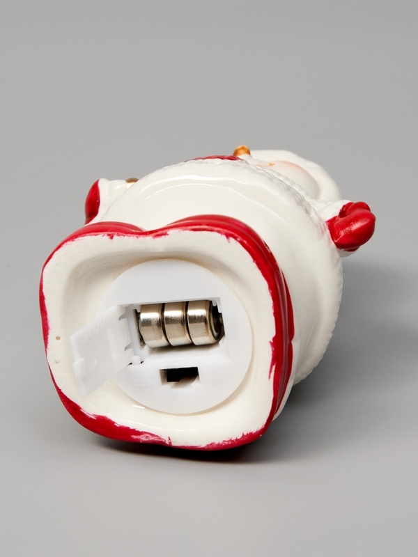 Светодиодная фигура "Снеговичок в свитере" 13.8х6х7, 1 LED, LR44x3(в компл.), Т/БЕЛЫЙ