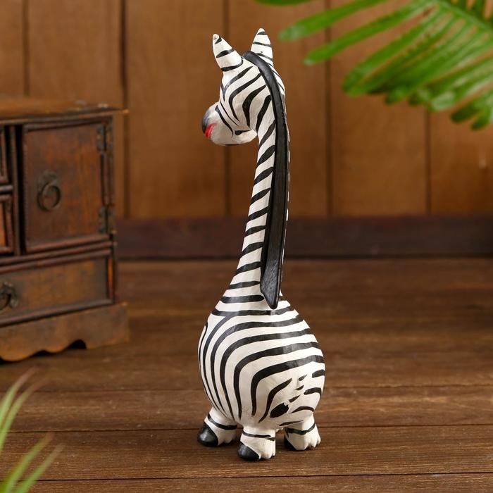 Сувенир дерево  Сувенир дерево "Зебра Мироша" 27х7х7 см