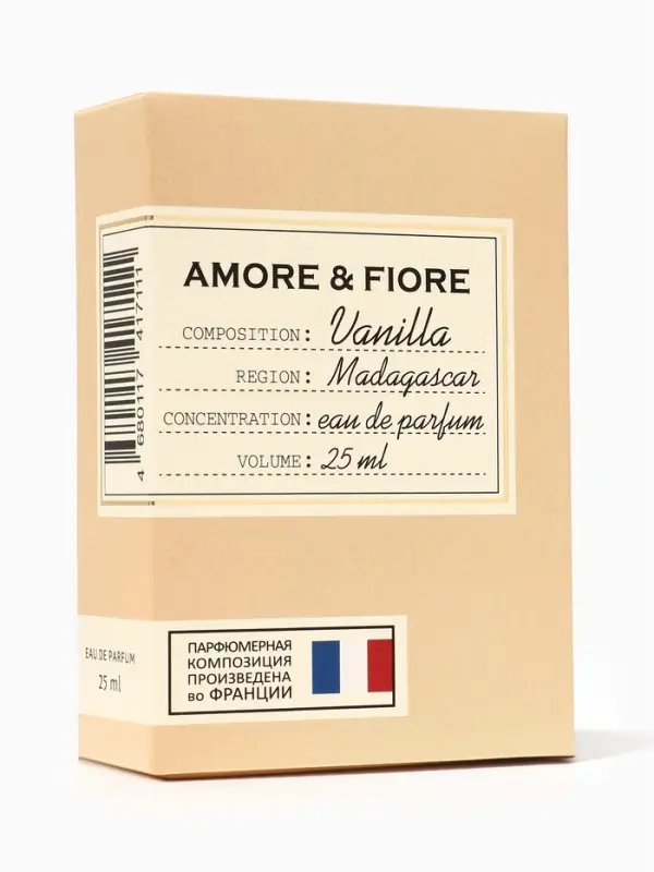 Парфюмерная вода женская Amore & Fiore Vanilla Madagascar, 25 мл