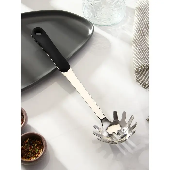 Ложка для спагетти из нержавеющей стали Доляна Home, 32×8,5 см, толщина 3 мм Ложка для спагетти из нержавеющей стали Доляна Home, 32×8,5 см, толщина 3 мм