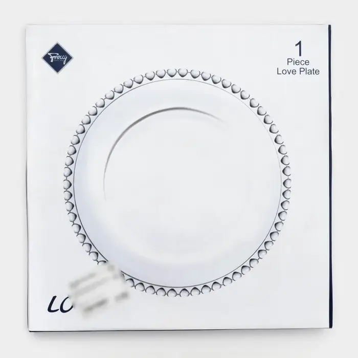 Тарелка-блюдо подстановочное &laquo;Розе&raquo;, 27.5&times;27.5&times;2 см, стекло