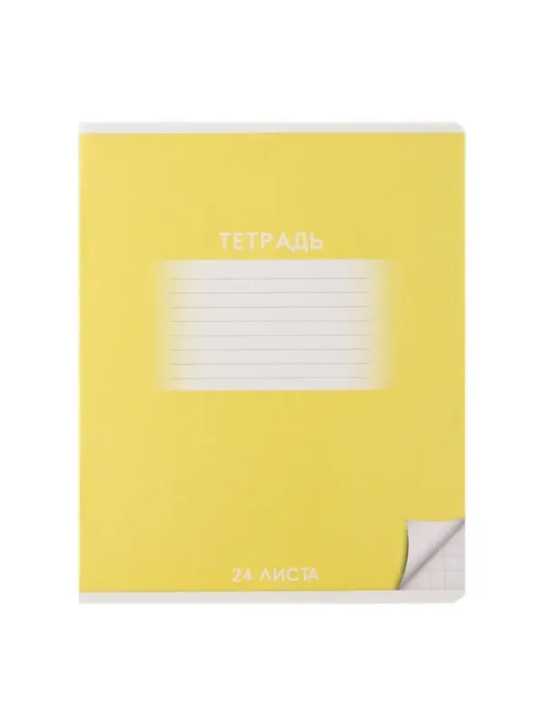Комплект тетрадей из 10 штук, 24 листа в клетку Calligrata "Школьная", обложка мелованный картон, ВД-лак, блок офсет, 5 видов по 2 штуки