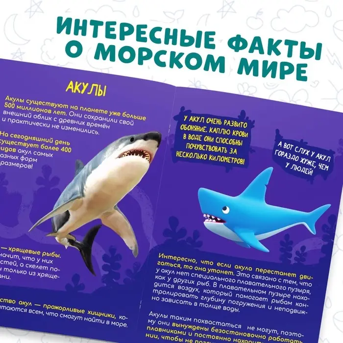 Мини-энциклопедия «Морской мир», 20 стр., 12 × 17 см, Ми-Ми-Мишки Мини-энциклопедия «Морской мир», 20 стр., 12 × 17 см, Ми-Ми-Мишки