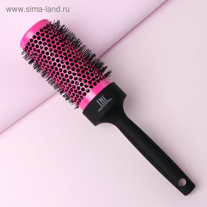 Термобрашинг профессиональный, вентилируемый, d = 4,4 см, цвет розовый/чёрный Термобрашинг профессиональный, вентилируемый, d = 4,4 см, цвет розовый/чёрный