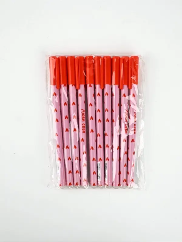 Ручка пластик пиши-стирай с колпачком Ручка пластик пиши-стирай с колпачком "Люби себя", синяя паста, гелевая 0,5 мм