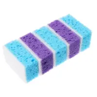 VETTA Набор губок для мытья посуды Пузыри 5 шт, 9,5x6,5x4 см