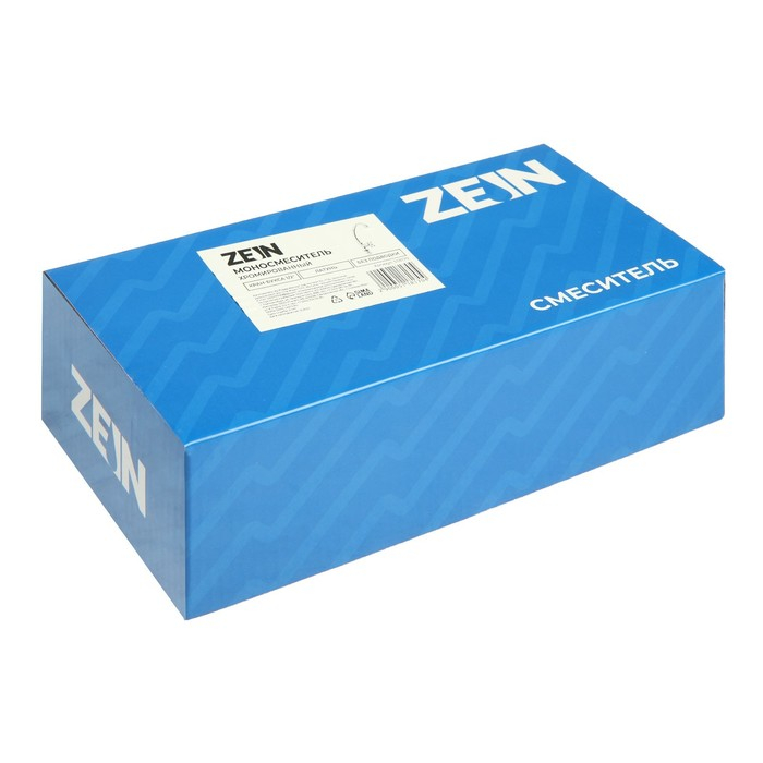 Моносмеситель ZEIN Z10, кран-букса 1/2 Моносмеситель ZEIN Z10, кран-букса 1/2" латунь, пластик, без подводки, хром