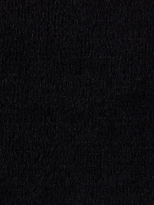 Лоскут плюш, 50&times;50 см, 220 г/м, чёрный №102