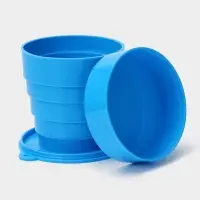 Стакан складной, 130 мл, пластик, МИКС