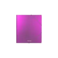 Папка на резинке А5+, 550 мкм, ErichKrause Diagonal Vivid, корешок 5 мм, до 300 листов, микс