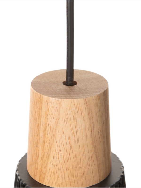 Светильник Светильник "Крит" 1х40Вт Е27 черный/коричневый 30х30х42(142)см