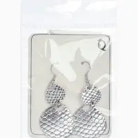 Серьги метал &laquo;Аутентичность. Змея&raquo;, цвет чернёное серебро