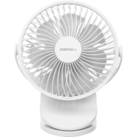 Вентилятор Centek&nbsp;CT-5045,настольный,аккум.1800мАч/5Вт/ 4ск/Клипса/Таймер8ч
