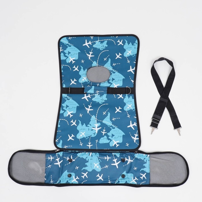 Сумка-переноска каркасная  Сумка-переноска каркасная "Самолеты", размер S, 37,5 х 17 х 22 см