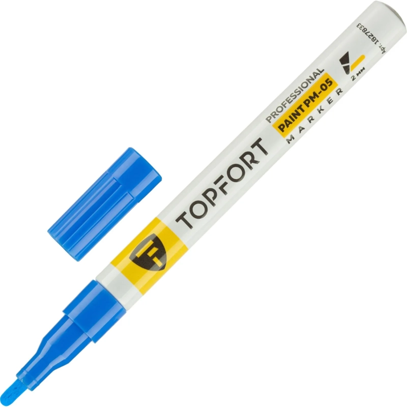 Маркер лаковый Topfort Paint 2 мм синий