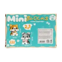 UNICON Конструктор "MiniBlocks", 2 в 1 собачки, 232 детали UNICON Конструктор "MiniBlocks", 2 в 1 собачки, 232 детали