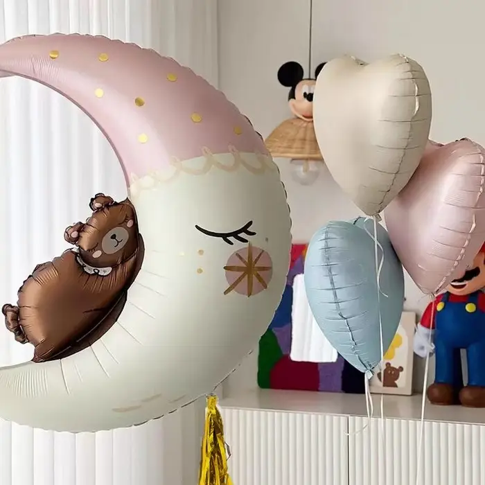 Воздушный шар фольгированный 18" &laquo;Сердце&raquo;, матовый, цвет кремовый