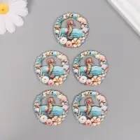 Декор для творчества дерево "Морской конёк" 3,9х3,9х0,3 см Декор для творчества дерево "Морской конёк" 3,9х3,9х0,3 см