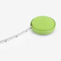 Сантиметровая рулетка портновская, искусственная кожа, 150 см (см/дюймы), зелёная