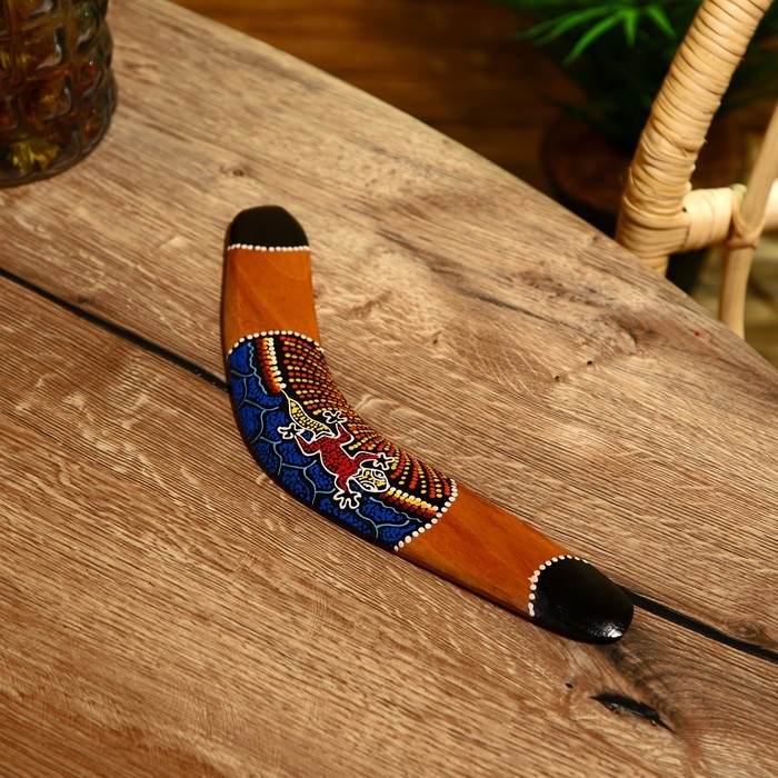 Сувенир Бумеранг  Сувенир Бумеранг "Яркий узор" 30х5х1 см МИКС