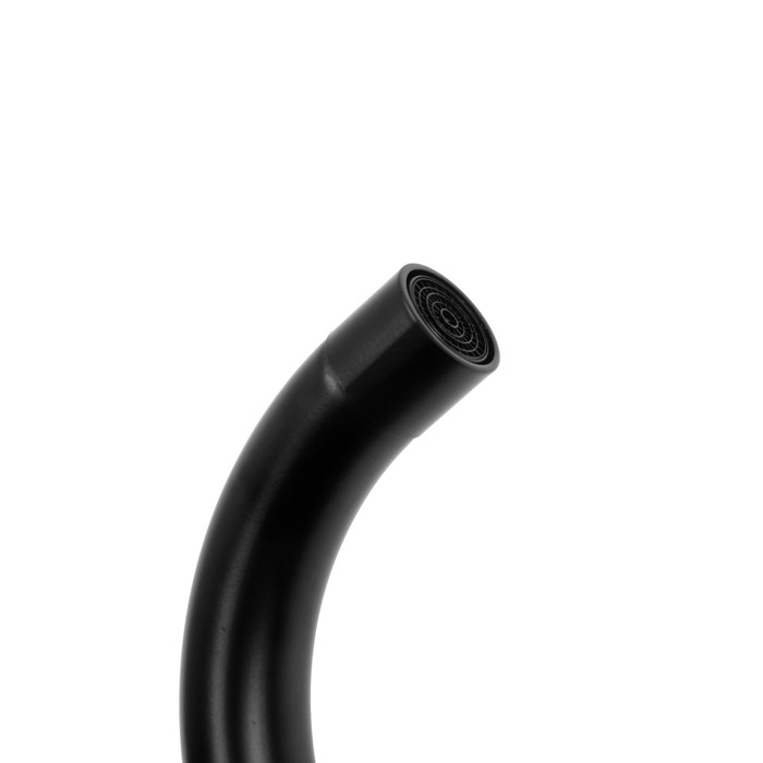 Смеситель для раковины ZEIN Z15F, корот излив, кран-букса 1/2 Смеситель для раковины ZEIN Z15F, корот излив, кран-букса 1/2", нержавеющая сталь, черный