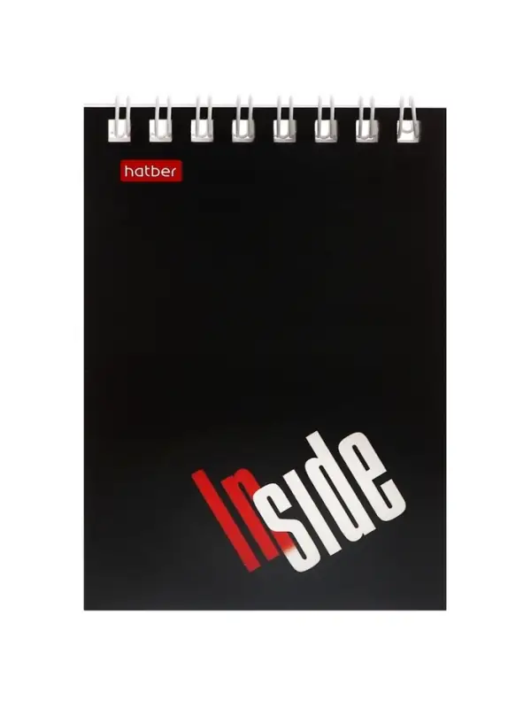 Блокнотик А7 40 л на гребне INSIDE, обл мел карт 40Б7B1 г_01622