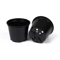 Горшок для рассады, 1 л, d = 13 см, h = 10,5 см, чёрный, Greengo Горшок для рассады, 1 л, d = 13 см, h = 10,5 см, чёрный, Greengo