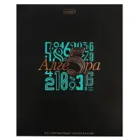 Предметная тетрадь по алгебре Hatber &laquo;Салют предметов&raquo;, 48 листов, в клетку, со справочным материалом, обложка из мелованного картона
