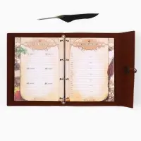 Родословная книга &laquo;Наш род&raquo;, с пером, 56 листов, коричневый, 35&times;25 см