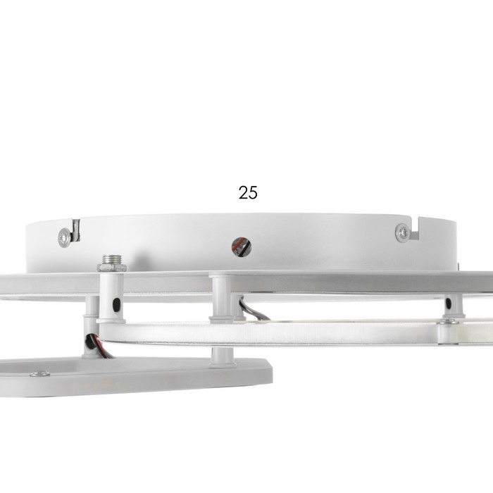 Люстра с ПДУ Люстра с ПДУ "Дариана" LED 160Вт 3000-6000Вт белый 60х42х9,5см BayerLux