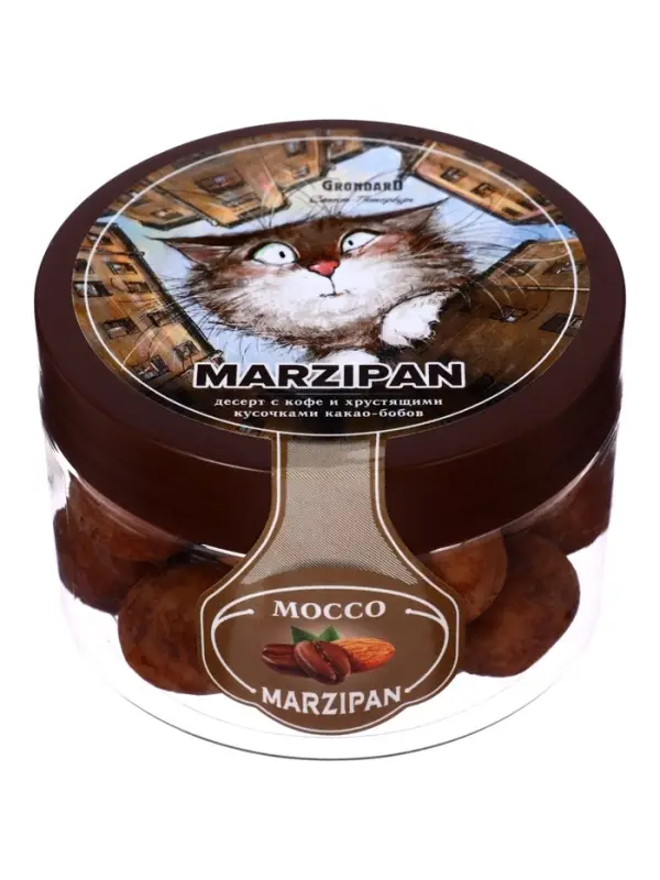 Картошка марципановая с кофе и какао-бобами, неглазированная, 160 г