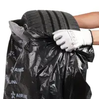 Пакеты для колес R12-22 PRO, 20 шт в рулоне, 115x115 см, ПНД повыш.прочн. 25 мкм, черн.