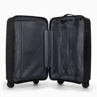 Чемодан на колесах 24", кодовый замок, 40&times;24&times;65 см, чёрный