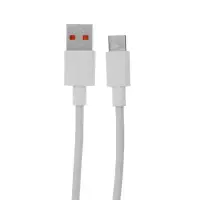 Кабель LuazON, Type-C - USB, 1 А, 3 м, белый