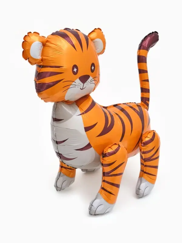 Воздушный шар фольгированный 3D 23" "Тигр"