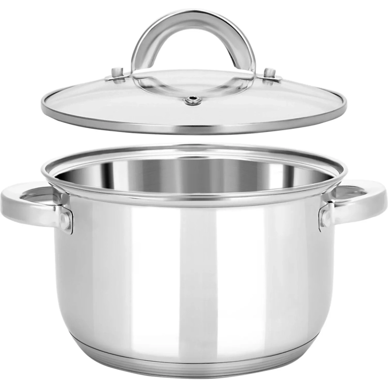 Кастрюля нерж Rondy 3,9л , D=21,5cм, SH07393