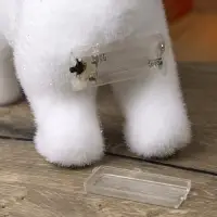 Светодиодная фигура &laquo;Медведица и медвежонок&raquo; 27&times;26&times;12 см, флок, от батареек ААх2, свечение тёплое белое