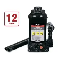 Домкрат гидравлический AVS HJ-B12T, 12т, 210-415мм. с клапаном (сумка, ремкомплект)
