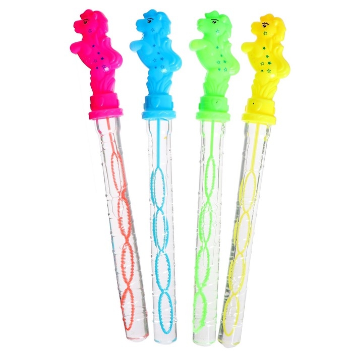 Мыльные пузыри «Лошадки» длина колбы — 38 см, 120 мл, МИКС