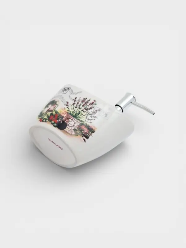 Дозатор для моющего средства с подставкой для губки Доляна &laquo;Лаванда&raquo;, 260 мл