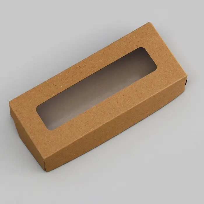 Коробка складная, крафт, 17&times;7&times;4 см, 0.5 л