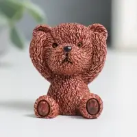 Фигурка полистоун &laquo;Мишка: не слышу, не вижу, не скажу&raquo;, 4&times;2.5&times;3 см, МИКС